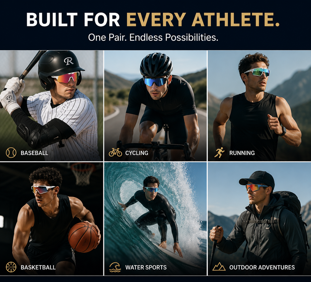 RepView™ POV Sunglasses NON-ACTIVE